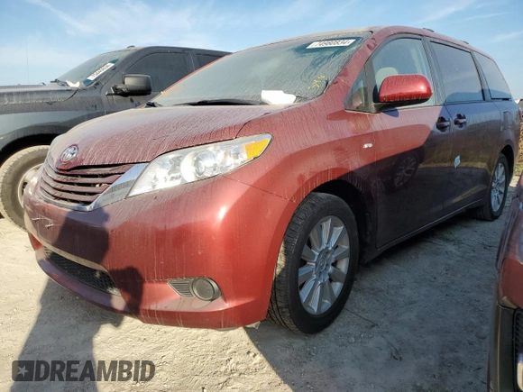 2016 Toyota Sienna LE with VIN 5TDJK3DC4GS138362, listed as a Copart auction lot 74980834 with 0 mi miles and Non Repairable. Bid and sale history available at carsss.com. Image 1.