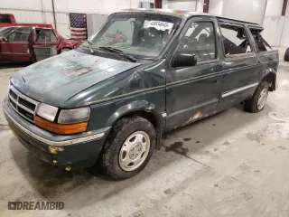 1993 Dodge Caravan Grand SE with VIN 1B4GH44R2PX757679, listed as a Copart auction lot 43034645 with 311,322 mi miles and Salvage Title. Bid and sale history available at carsss.com. Image 1.