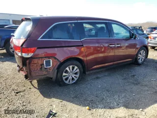 2016 Honda Odyssey SE with VIN 5FNRL5H37GB085490, listed as a Copart auction lot 50326635 with 54,773 mi miles and Salvage Title. Bid and sale history available at carsss.com. Image 3.