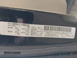 2015 Chrysler Town & Country Touring with VIN 2C4RC1BGXFR552294, listed as a IAAI auction lot 42168598 with 155,388 mi miles. Bid and sale history available at carsss.com. Image 9.