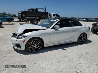 2019 BMW 2 Series M240i with VIN WBA2N1C59K7D55881, listed as a Copart auction lot 52225883 with 26,777 mi miles. Bid and sale history available at carsss.com. Image 1.