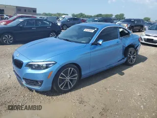 2018 BMW 2 Series 230i xDrive with VIN WBA2J3C56JVA49979, listed as a Copart auction lot 62429544 with 46,541 mi miles and Salvage Title. Bid and sale history available at carsss.com. Image 1.