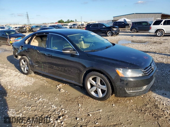 2013 Volkswagen Passat SE z VIN 1VWBH7A36DC072258, wystawiony jako Copart lot #58791285 z przebiegiem 114 018 mil mil oraz Szkoda całkowita • Salvage title. Historia ofert i sprzedaży dostępna na DreamBid. Obrazek 4.