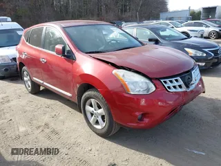 2013 Nissan Rogue S with VIN JN8AS5MV4DW140108, listed as a IAAI auction lot 41755922 with 167,136 mi miles and . Bid and sale history available at carsss.com. Image 1.