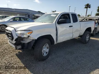 2021 Toyota Tacoma SR z VIN 3TYRX5GN7MT033151, wystawiony jako Copart lot #54181385 z przebiegiem 58 839 mil mil oraz Szkoda całkowita • Salvage title. Historia ofert i sprzedaży dostępna na DreamBid. Obrazek 1.