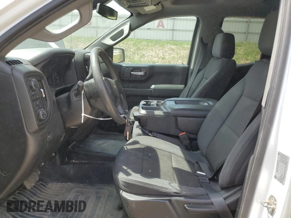 2019 Chevrolet Silverado 1500 Work Truck with VIN 1GCRYAEF8KZ356214, listed as a Copart auction lot 54830675 with 221,021 mi miles and Clean Title. Bid and sale history available at DreamBid. Image 7.