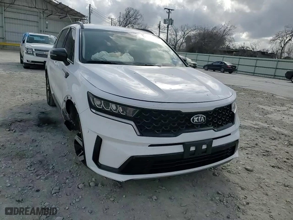 2021 Kia Sorento S with VIN 5XYRL4LCXMG064090, listed as a Copart auction lot 45802545 with 93,329 mi miles and Salvage Title. Bid and sale history available at carsss.com. Image 11.