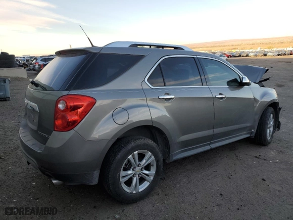 2012 Chevrolet Equinox LTZ with VIN 2GNFLFE51C6295573, listed as a Copart auction lot 46950795 with 106,742 mi miles and Salvage Title. Bid and sale history available at carsss.com. Image 3.