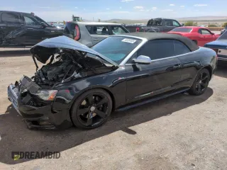 2015 Audi S5 Premium Plus z VIN WAUCGAFH7FN009461, wystawiony jako Copart lot #56895495 z przebiegiem 54 786 mil mil oraz Szkoda całkowita • Salvage title. Historia ofert i sprzedaży dostępna na DreamBid. Obrazek 1.