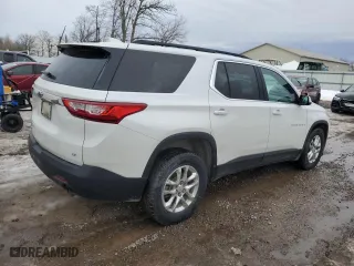 2020 Chevrolet Traverse LT Leather with VIN 1GNEVHKW2LJ190106, listed as a Copart auction lot 48303945 with 156,412 mi miles and Salvage Title. Bid and sale history available at carsss.com. Image 3.