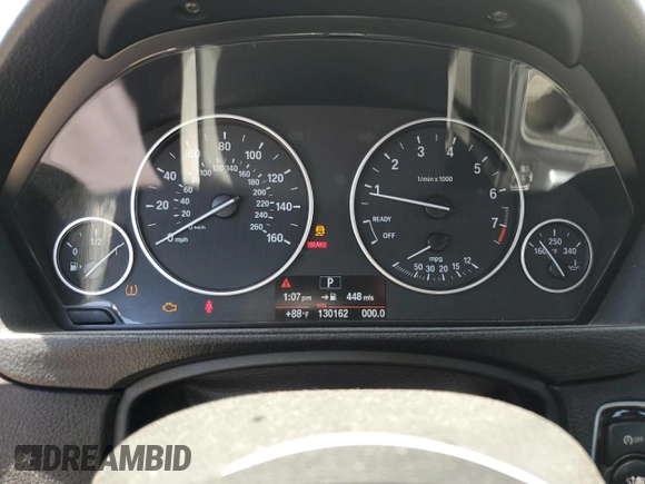 2012 BMW 3 Series 328i z VIN WBA3C1C52CF432699, wystawiony jako Copart lot #60540175 z przebiegiem 130 162 mil mil oraz Szkoda całkowita • Salvage title. Historia ofert i sprzedaży dostępna na DreamBid. Obrazek 9.