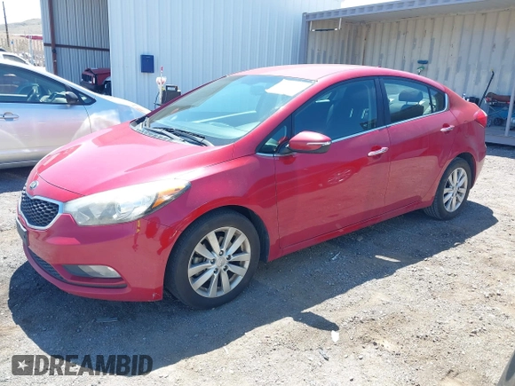 2014 Kia Forte EX with VIN KNAFX4A84E5085384, listed as a IAAI auction lot 42171849 with 138,997 mi miles. Bid and sale history available at carsss.com. Image 2.
