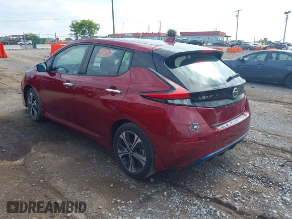 2022 Nissan LEAF SV Plus with VIN 1N4BZ1CV0NC550614, listed as a IAAI auction lot 42730366 with 23,416 mi miles and . Bid and sale history available at DreamBid. Image 3.