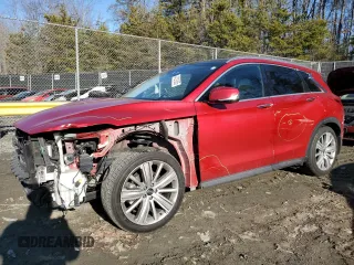 2021 Infiniti QX50 Essential z VIN 3PCAJ5CB0MF101414, wystawiony jako Copart lot #43128805 z przebiegiem 99 683 mil mil oraz Szkoda całkowita • Salvage title. Historia ofert i sprzedaży dostępna na DreamBid. Obrazek 1.