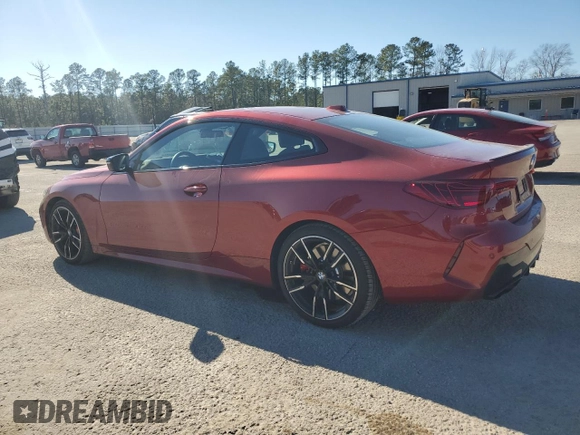 2025 BMW 4 Series с VIN WBA73DA06SCS99942, выставлен на аукционе Copart как лот 45452165 с пробегом 5 129 миль миль и Списание • Salvage title. История ставок и продаж доступна на DreamBid. Изображение 2.