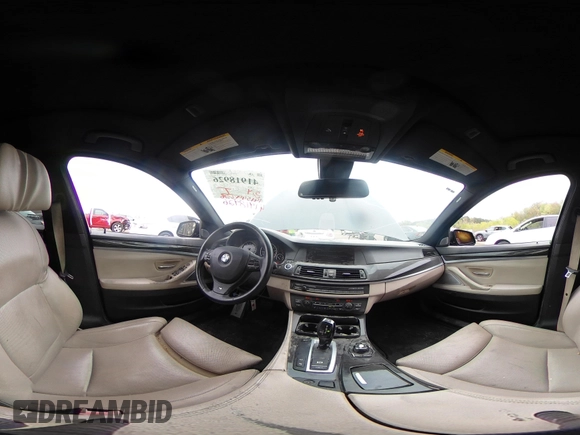 2013 BMW 5 Series 550i with VIN WBAFR9C55DDX80830, listed as a IAAI auction lot 41918926 with 141,544 mi miles and . Bid and sale history available at carsss.com. Image 18.