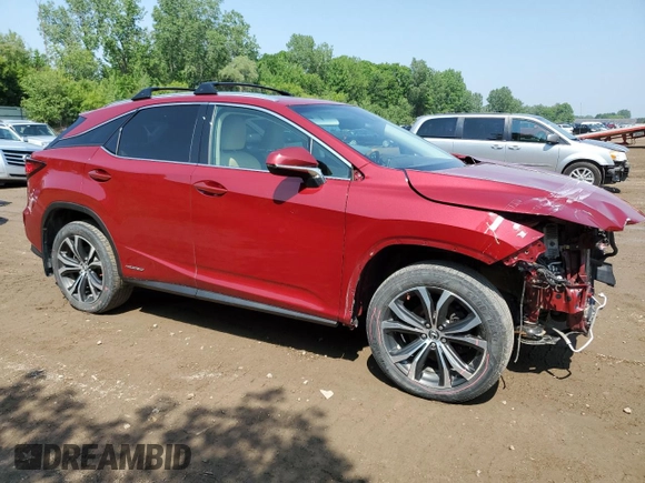 2019 Lexus RX 450h with VIN 2T2BGMCA9KC034099, listed as a Copart auction lot 59495885 with 129,030 mi miles and Clean title. Bid and sale history available at DreamBid. Image 4.