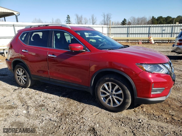 2017 Nissan Rogue S with VIN 5N1AT2MV1HC781968, listed as a Copart auction lot 85262004 with 51,071 mi miles and Salvage Title. Bid and sale history available at carsss.com. Image 4.