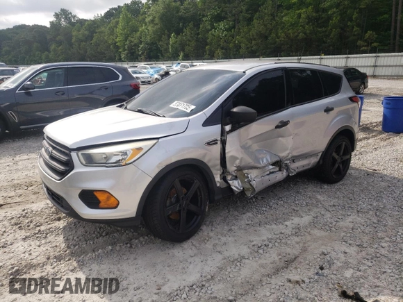 2017 Ford Escape S with VIN 1FMCU0F74HUE01752, listed as a Copart auction lot 57071705 with 97,675 mi miles and Salvage title. Bid and sale history available at DreamBid. Image 1.