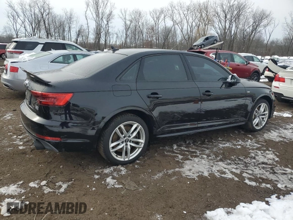 2017 Audi A4 Season of Audi Premium with VIN WAUDNAF43HN048073, listed as a Copart auction lot 44023205 with 102,311 mi miles and Salvage Title. Bid and sale history available at carsss.com. Image 3.