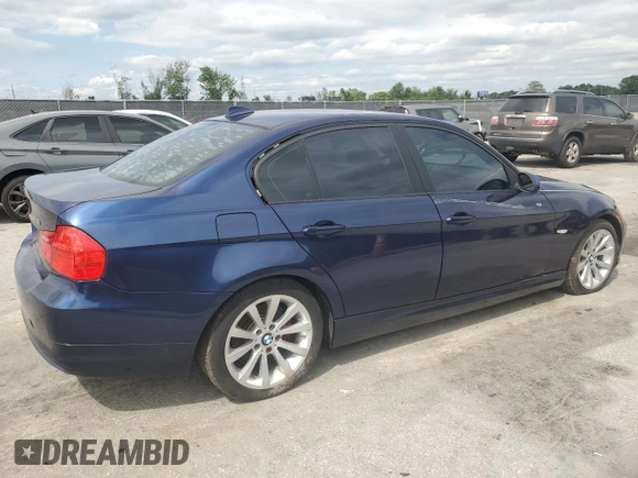 2011 BMW 3 Series 328i with VIN WBAPH7G51BNN05971, listed as a Copart auction lot 52337275 with 123,847 mi miles and Clean Title. Bid and sale history available at carsss.com. Image 3.