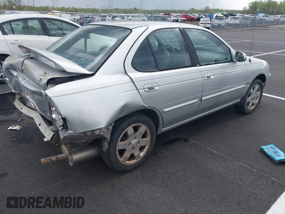 2006 Nissan Sentra S with VIN 3N1CB51D26L523850, listed as a IAAI auction lot 41899821 with 141,694 mi miles and . Bid and sale history available at DreamBid. Image 4.
