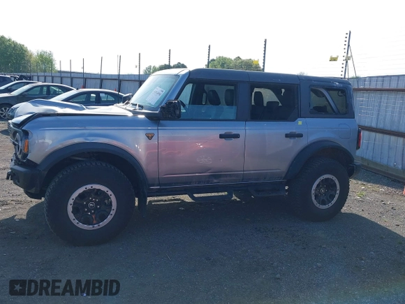2023 Ford Bronco with VIN 1FMEE5DP2PLB52734, listed as a IAAI auction lot 41914950 with 6,485 mi miles and . Bid and sale history available at carsss.com. Image 14.