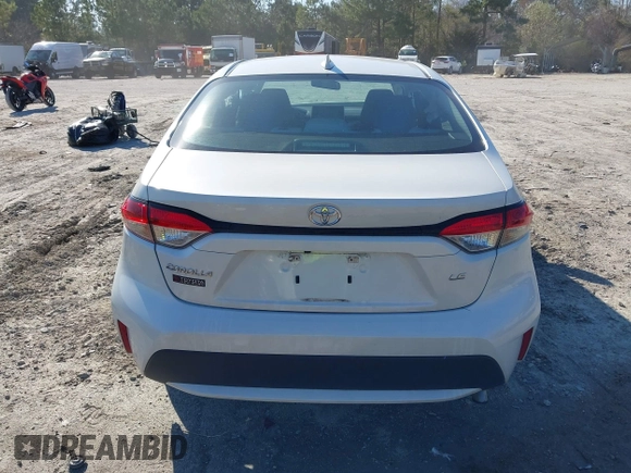 2020 Toyota Corolla LE with VIN 5YFEPRAE5LP058809, listed as a IAAI auction lot 41776646 with 60,291 mi miles. Bid and sale history available at carsss.com. Image 17.