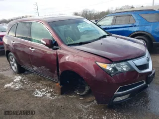 2012 Acura MDX Tech/Entertainment Pkg with VIN 2HNYD2H40CH541442, listed as a IAAI auction lot 41204087 with 188,093 mi miles. Bid and sale history available at carsss.com. Image 1.