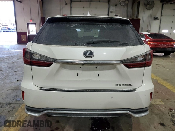 2020 Lexus RX 350L with VIN JTJHZKFA1L2025340, listed as a Copart auction lot 42150215 with 94,304 mi miles and Salvage title. Bid and sale history available at DreamBid. Image 6.