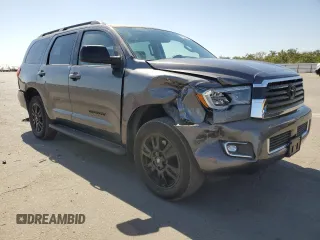 2021 Toyota Sequoia TRD Sport with VIN 5TDCY5B12MS184563, listed as a Copart auction lot 69412933 with 24,110 mi miles. Bid and sale history available at carsss.com. Image 4.