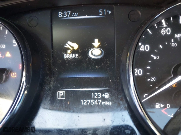 2017 Nissan Rogue S with VIN 5N1AT2MT1HC760987, listed as a IAAI auction lot 41774696 with 127,547 mi miles. Bid and sale history available at carsss.com. Image 7.