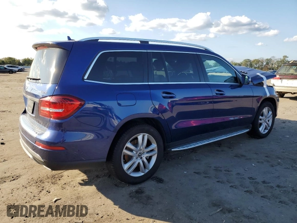 2019 Mercedes-Benz GLS with VIN 4JGDF6EEXKB235029, listed as a Copart auction lot 69483923 with 61,510 mi miles. Bid and sale history available at carsss.com. Image 3.