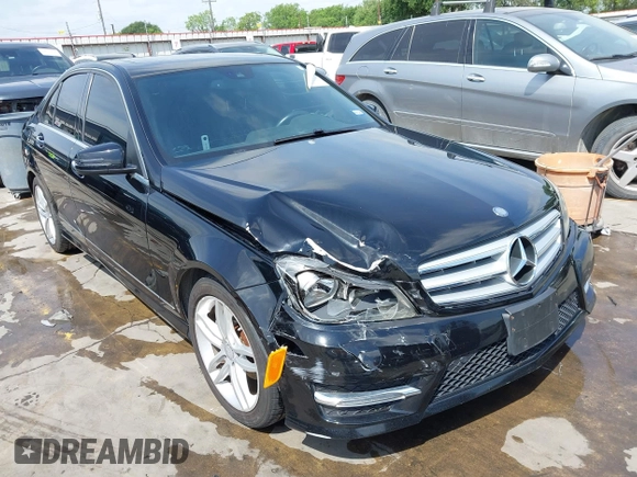 2013 Mercedes-Benz C C 250 Sport with VIN WDDGF4HB2DR300821, listed as a IAAI auction lot 41948046 with 81,215 mi miles. Bid and sale history available at carsss.com. Image 1.