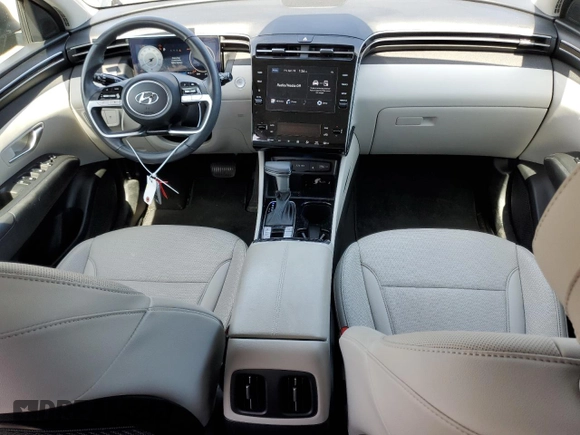 2023 Hyundai Tucson SEL with VIN 5NMJFCAE3PH210830, listed as a Copart auction lot 53682455 with 21,535 mi miles and Salvage Title. Bid and sale history available at DreamBid. Image 8.