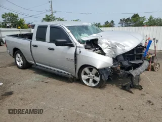 2018 Ram 1500 Express with VIN 1C6RR7FG1JS191242, listed as a Copart auction lot 58970085 with 126,427 mi miles and Salvage title. Bid and sale history available at DreamBid. Image 4.