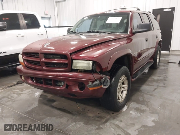 2001 Dodge Durango with VIN 1B4HS28N81F520385, listed as a IAAI auction lot 41513066 with 197,701 mi miles. Bid and sale history available at carsss.com. Image 6.