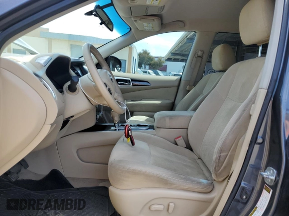 2014 Nissan Pathfinder Platinum with VIN 5N1AR2MNXEC652170, listed as a Copart auction lot 54186825 with 186,377 mi miles and Salvage title. Bid and sale history available at DreamBid. Image 7.