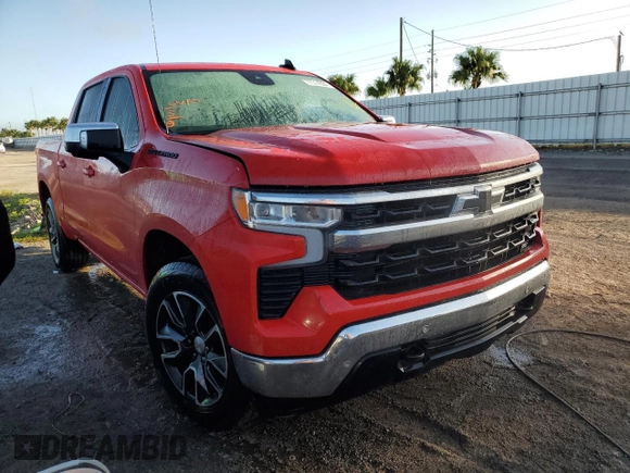 2024 Chevrolet Silverado 1500 LT with VIN 1GCPACEK3RZ331378, listed as a Copart auction lot 77314304 with Not Provided miles and Non Repairable. Bid and sale history available at DreamBid. Image 4.