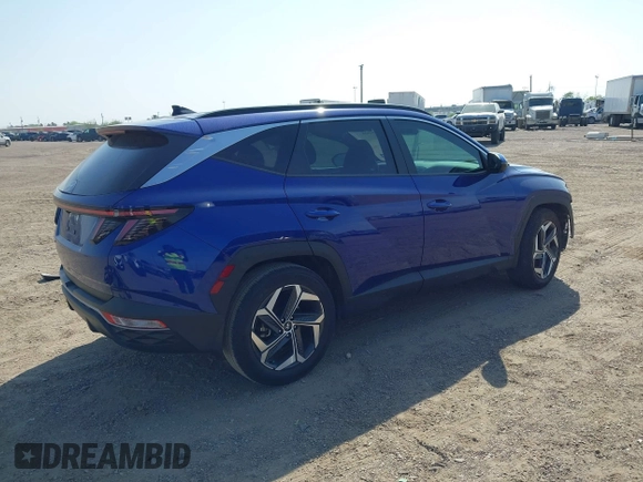 2023 Hyundai Tucson SEL with VIN 5NMJF3AE1PH180789, listed as a IAAI auction lot 41802829 with 24,583 mi miles. Bid and sale history available at carsss.com. Image 4.