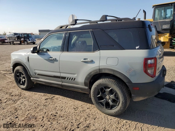 2021 Ford Bronco Sport First Edition with VIN 3FMCR9F92MRA50929, listed as a Copart auction lot 76170684 with 29,463 mi miles and Salvage Title. Bid and sale history available at carsss.com. Image 2.