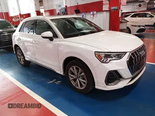 2023 Audi Q3 S line Premium with VIN WA1DECF35P1112975, listed as a IAAI auction lot 42793191 with 49,773 mi miles and . Bid and sale history available at DreamBid. Image 30.