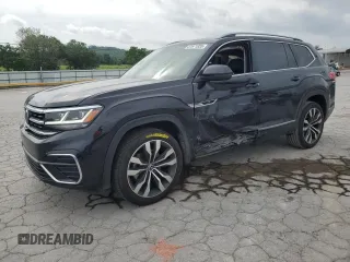 2022 Volkswagen Atlas SEL Premium R-Line с VIN 1V2FR2CA7NC518322, выставлен на аукционе Copart как лот 57671035 с пробегом 61 653 миль миль и Чистый • Clean title. История ставок и продаж доступна на DreamBid. Изображение 1.