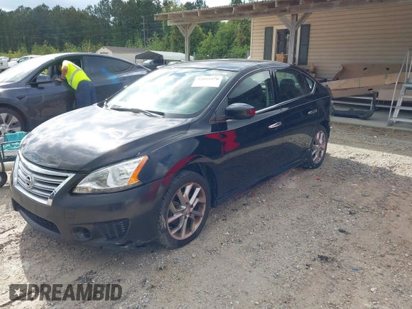 2014 Nissan Sentra S with VIN 3N1AB7APXEL632231, listed as a IAAI auction lot 42011970 with 140,963 mi miles and . Bid and sale history available at DreamBid. Image 2.