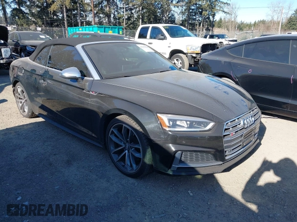 2018 Audi S5 Prestige z VIN WAU24GF57JN001317, wystawiony jako IAAI lot #41515414 z przebiegiem 55 154 mil mil oraz . Historia ofert i sprzedaży dostępna na DreamBid. Obrazek 1.