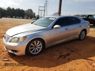 2010 Lexus LS 460 L with VIN JTHDL5EF2A5001768, listed as a Copart auction lot 42114215 with 144,965 mi miles and Salvage title. Bid and sale history available at DreamBid. Image 1.