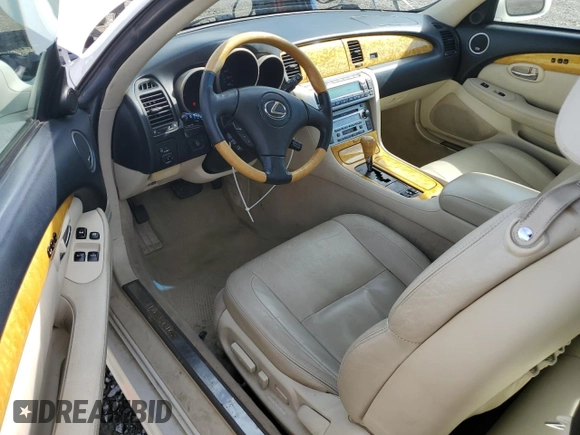 2004 Lexus SC 430 z VIN JTHFN48Y040049510, wystawiony jako Copart lot #50334295 z przebiegiem 73 258 mil mil oraz Szkoda całkowita • Salvage title. Historia ofert i sprzedaży dostępna na DreamBid. Obrazek 8.