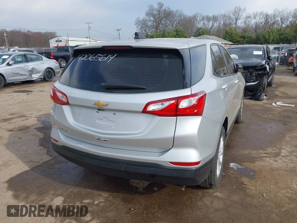 2021 Chevrolet Equinox LS with VIN 3GNAXHEV0MS138663, listed as a IAAI auction lot 42065614 with 18,081 mi miles and . Bid and sale history available at DreamBid. Image 4.