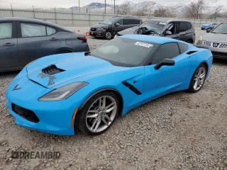 2014 Chevrolet Corvette Z51 2LT with VIN 1G1YJ2D72E5101398, listed as a Copart auction lot 42157725 with 71,205 mi miles and Salvage title. Bid and sale history available at DreamBid. Image 1.