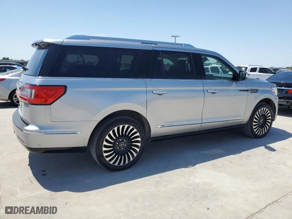 2020 Lincoln Navigator L Black Label with VIN 5LMJJ3TT5LEL05146, listed as a Copart auction lot 53471835 with 42,863 mi miles and Salvage Title. Bid and sale history available at carsss.com. Image 3.